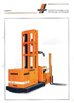 Elektryczne wózki widłowe boczne Wagner MX 20 TE 3.900