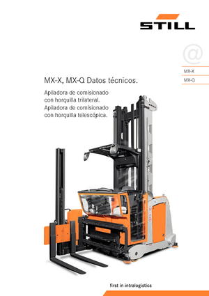 Elektryczne wózki widłowe boczne Still MX-X
