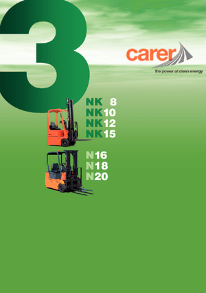 Wózki widłowe elektryczne Carer N 18-3 ac