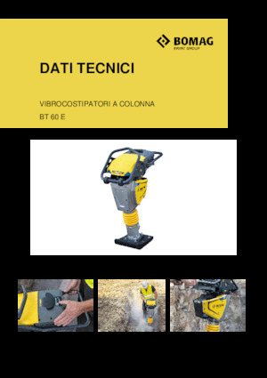 Elektryczne ubijaki wibracyjne Bomag BT 60 E 