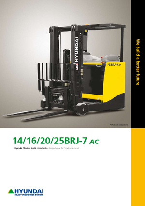 Wózki wysokiego składowania Hyundai 14 BRJ 7