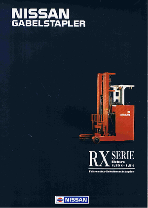 Wózki wysokiego składowania Nissan JHC 01 L 18 CU