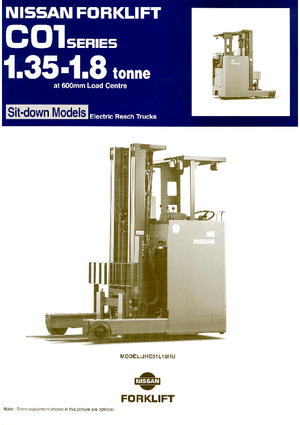 Wózki wysokiego składowania Nissan JHC 01 L 18 HU