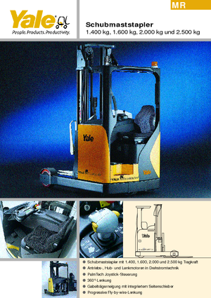 Wózki wysokiego składowania Yale MR14