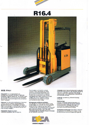 Wózki wysokiego składowania Deca R 16.4