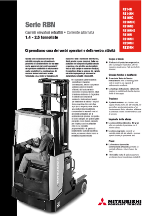 Wózki wysokiego składowania Mitsubishi RB 16 NS