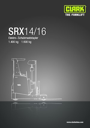 Wózki wysokiego składowania Clark SRX 16