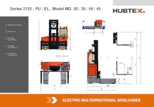 Elektryczne wózki widłowe boczne Hubtex MQ 30