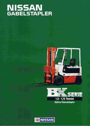 Wózki widłowe elektryczne Nissan UM 01 L 15 U