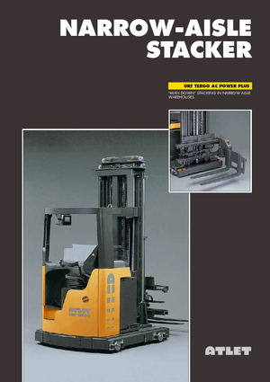 Elektryczne wózki widłowe boczne Atlet URF 150 Tergo AC Power Plus