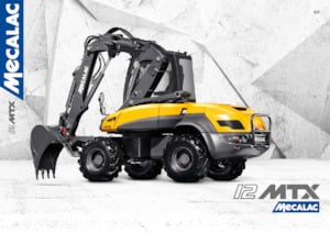 Elektryczne koparki kołowe Mecalac e12