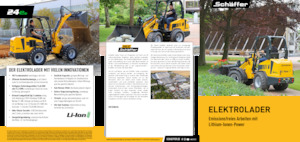 Elektryczne ładowarki kołowe Schäffer 24e