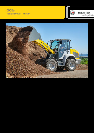 Elektryczne ładowarki kołowe Kramer 5055 e