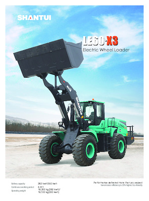 Elektryczne ładowarki kołowe Shantui LE60-X3