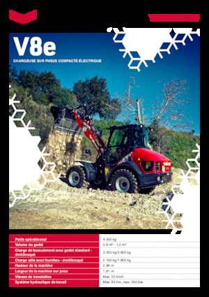 Elektryczne ładowarki kołowe Yanmar V 8e