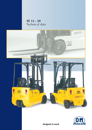 Wózki widłowe elektryczne OM XE 15/3 ac