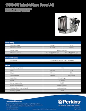 Silniki Perkins 1104C-44T
