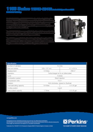 Silniki Perkins 1104D-E44TA