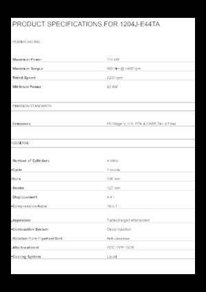 Silniki Perkins 1204J-E44TA