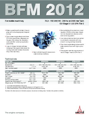 Silniki Deutz BF 6 M 2012 C