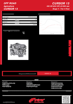 Silniki FPT Industrial Cursor13 (466 kW)