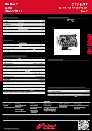 Silniki FPT Industrial Cursor13 ENT (331 kW)
