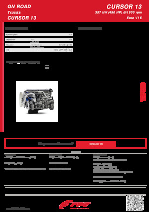 Silniki FPT Industrial Cursor13 ENT (357 kW)