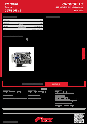 Silniki FPT Industrial Cursor13 ENT (387 kW)