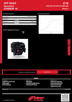 Silniki FPT Industrial Cursor16 (570 kW)