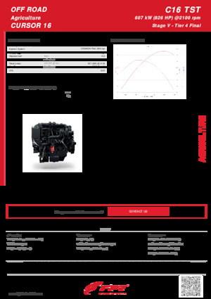 Silniki FPT Industrial Cursor16 TST (607 kW)
