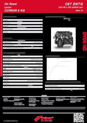 Silniki FPT Industrial Cursor87 ENTG (250 kW)