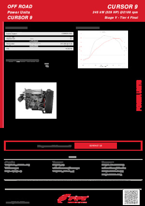 Silniki FPT Industrial Cursor9 (245 kW)