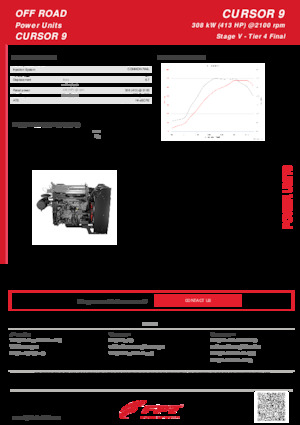 Silniki FPT Industrial Cursor9 (308 kW)