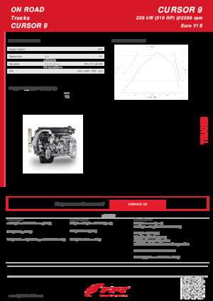 Silniki FPT Industrial Cursor9 ENT (228 kW)