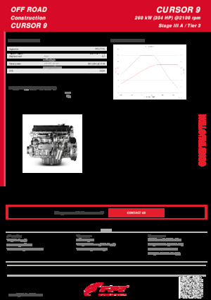 Silniki FPT Industrial Cursor9 ENT (260 kW)