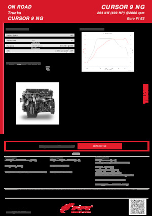 Silniki FPT Industrial Cursor9 NG (294 kW)