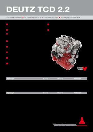 Silniki Deutz TCD 2.2 L3