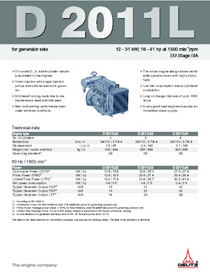 Silniki Deutz D 2011 L04