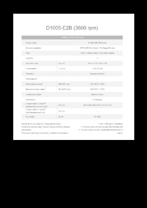 Silniki Kubota D1005-E2B