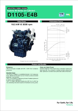Silniki Kubota D1105-E4B