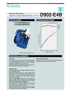 Silniki Kubota D902-E3B