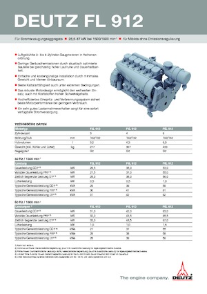 Silniki Deutz F 4 L 912 / W