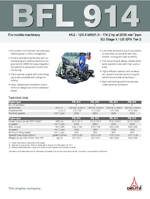 Silniki Deutz F 5 L 914