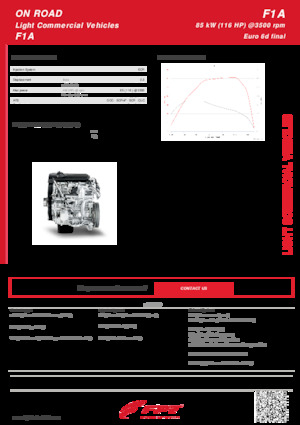 Silniki FPT Industrial F1A (85 kw)