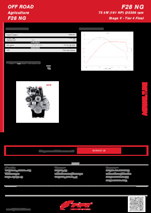 Silniki FPT Industrial F28 NG (75 kW)