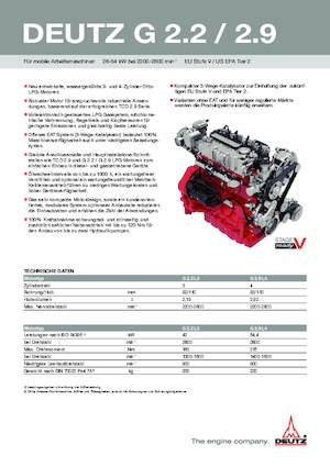 Silniki Deutz G 2.9 L4