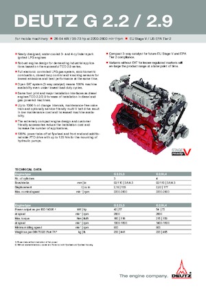 Silniki Deutz G 2.9 L4