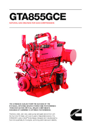 Silniki Cummins GTA855GCE