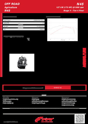 Silniki FPT Industrial N45 (127 kW)