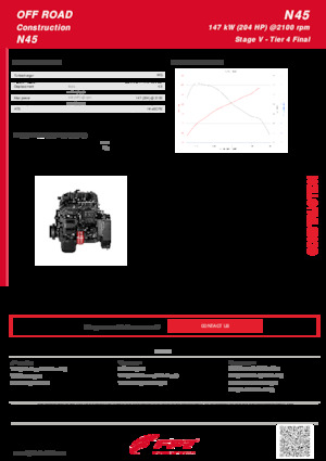 Silniki FPT Industrial N45 (147 kW)